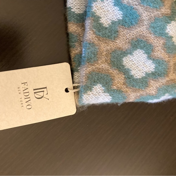 NEW Knotted Green Knit Head Wrap Fadivo - Picture 2 of 4